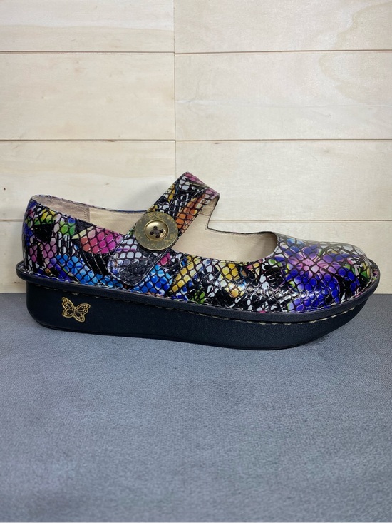Alegria Shoes - Alegria Paloma Mary Jane Multicolor Women's Size 10 Shoes EU40 Leather